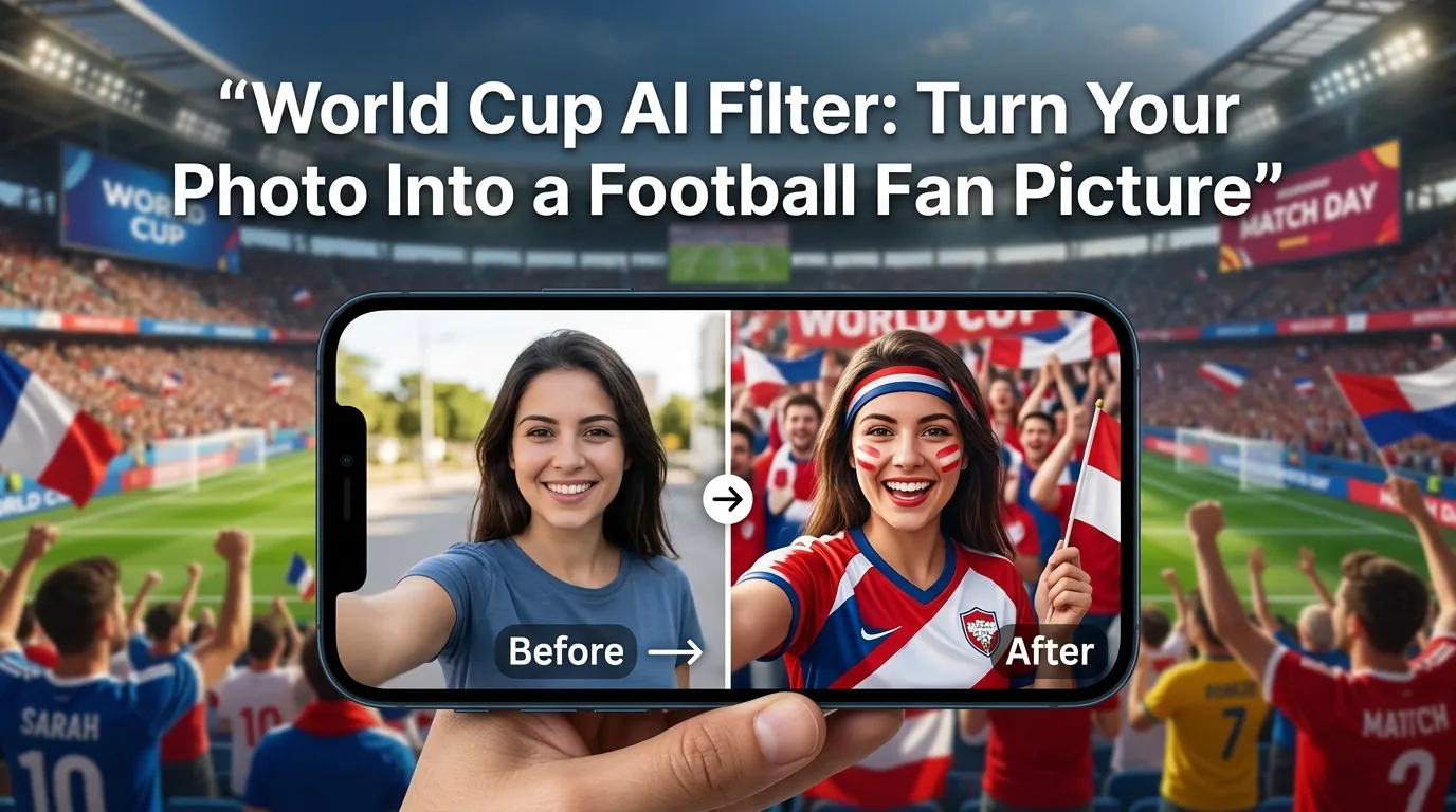 World Cup AI Filter: Turn Your Photo Into a Football Fan Picture